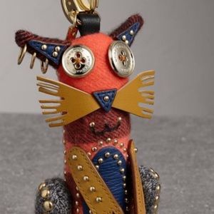 Rufus the Cat Cashmere keychain